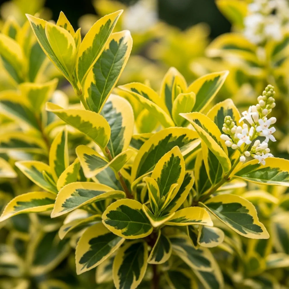 30-50cm Golden Privet Hedging | Ligustrum ovalifolium Aureum | Bare Root