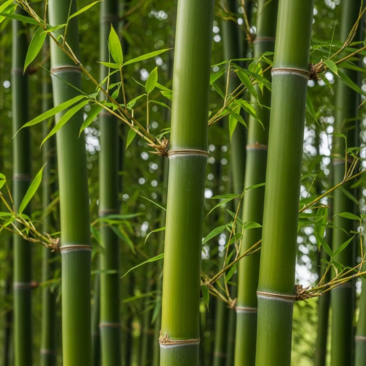 3x 4ft Green Bamboos | Phyllostachys bisettii | 2L Pots