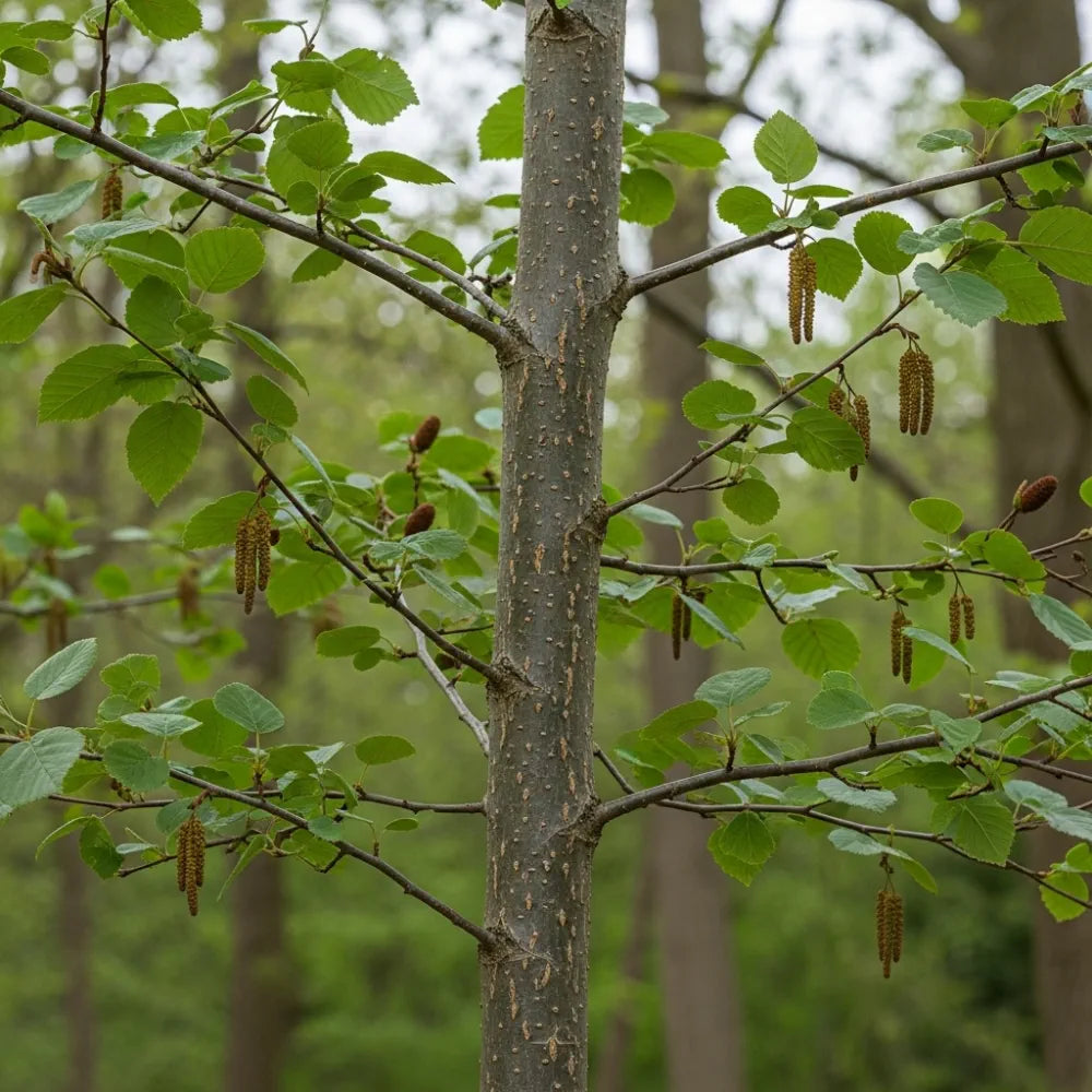 5ft Grey Alder Tree | Alnus incana | 9L Pot | 2 Years Old