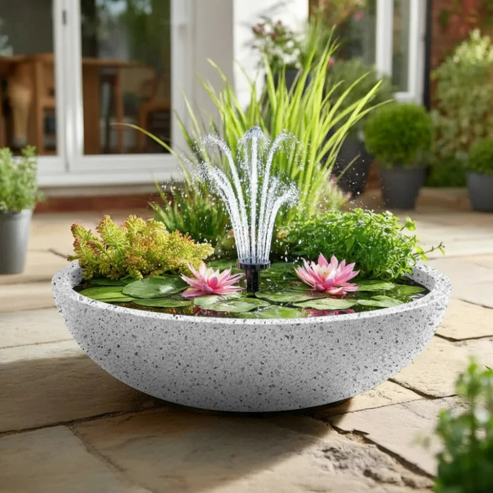 #51cm(D) x 25cm(H)
#Grey Stone
#9W Floating Fountain