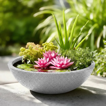 #51cm(D) x 25cm(H)
#Grey Stone
#9W Floating Fountain