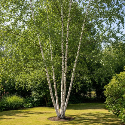 Multi-Stem Himalayan Birch Tree | Betula Utilis Jacquemontii | 3L Pot | 2 Years Old