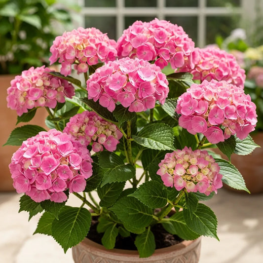 2.5ft Hydrangea macrophylla 'Little Pink' | 7.5L Pot