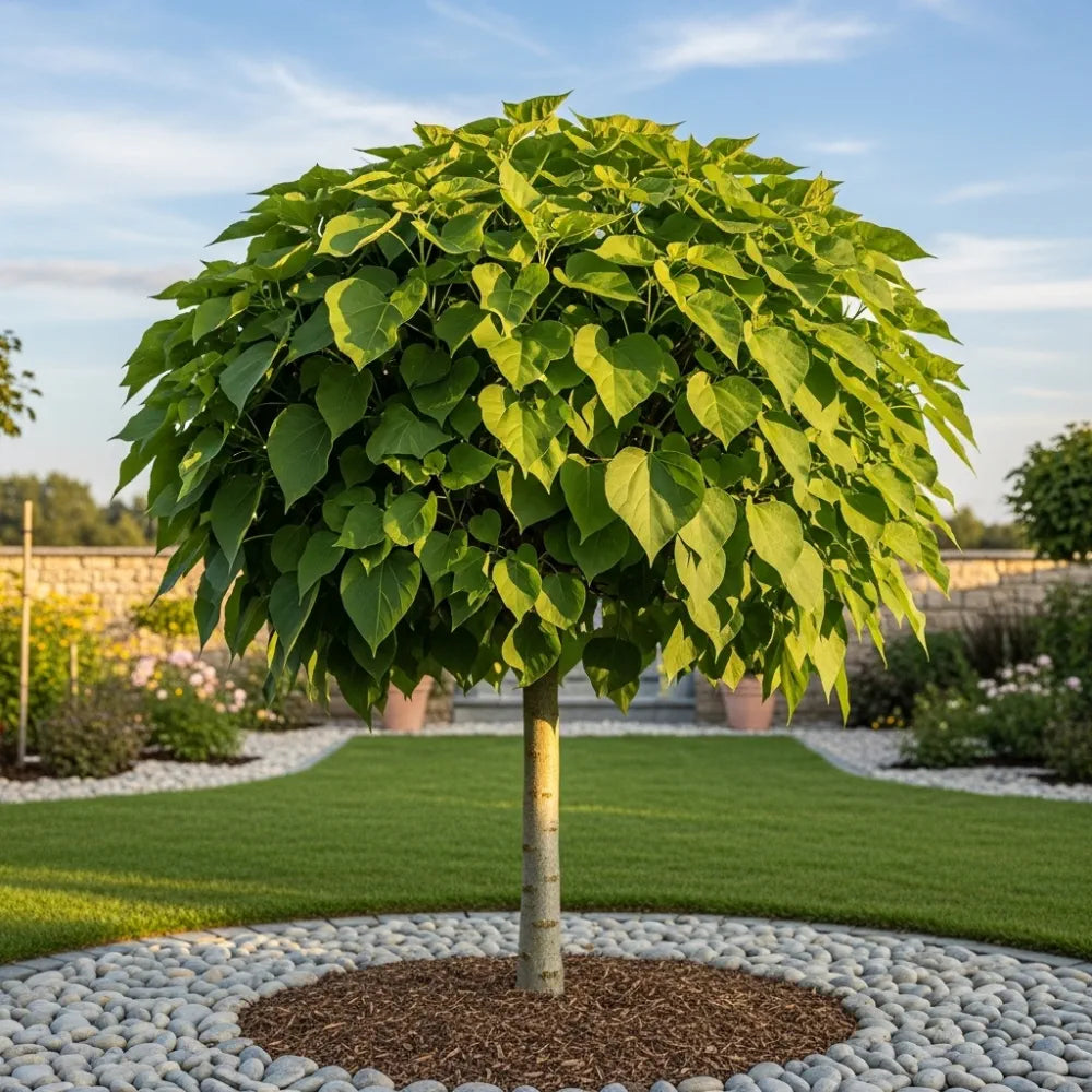 6ft 'Nana' Indian Bean Tree | Mature Bare Root Catalpa Bignonioides | 6/8cm Girth
