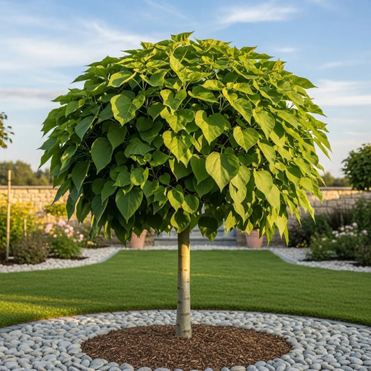 6ft 'Nana' Indian Bean Tree | Mature Bare Root Catalpa Bignonioides | 6/8cm Girth