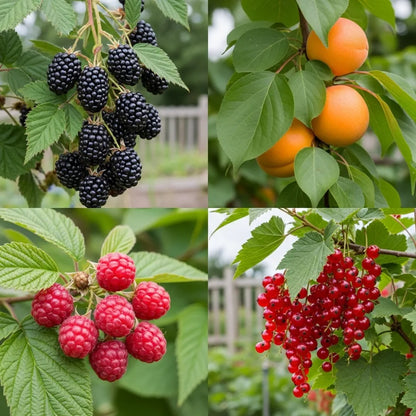 Jam Maker's Fruit Plants Collection | Large Allotment in a Box (8 Premium Plants)