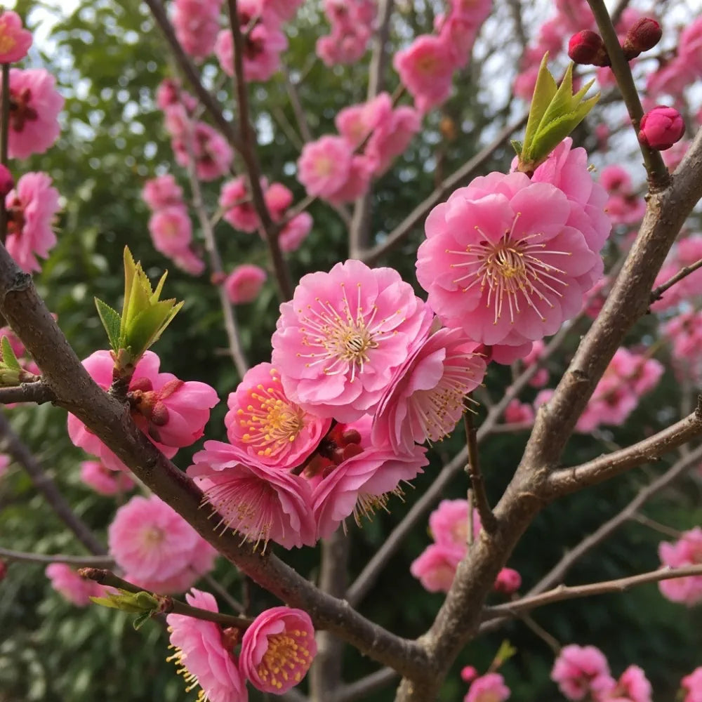 5ft Japanese Apricot Tree | Prunus mume 'Beni-chidori' | 5L pot