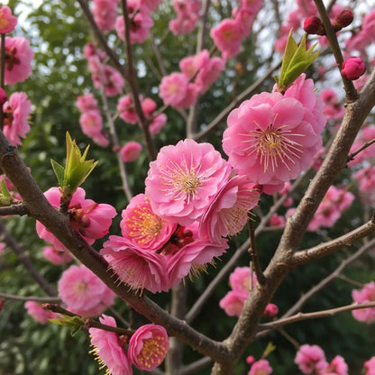 5ft Japanese Apricot Tree | Prunus mume 'Beni-chidori' | 5L pot