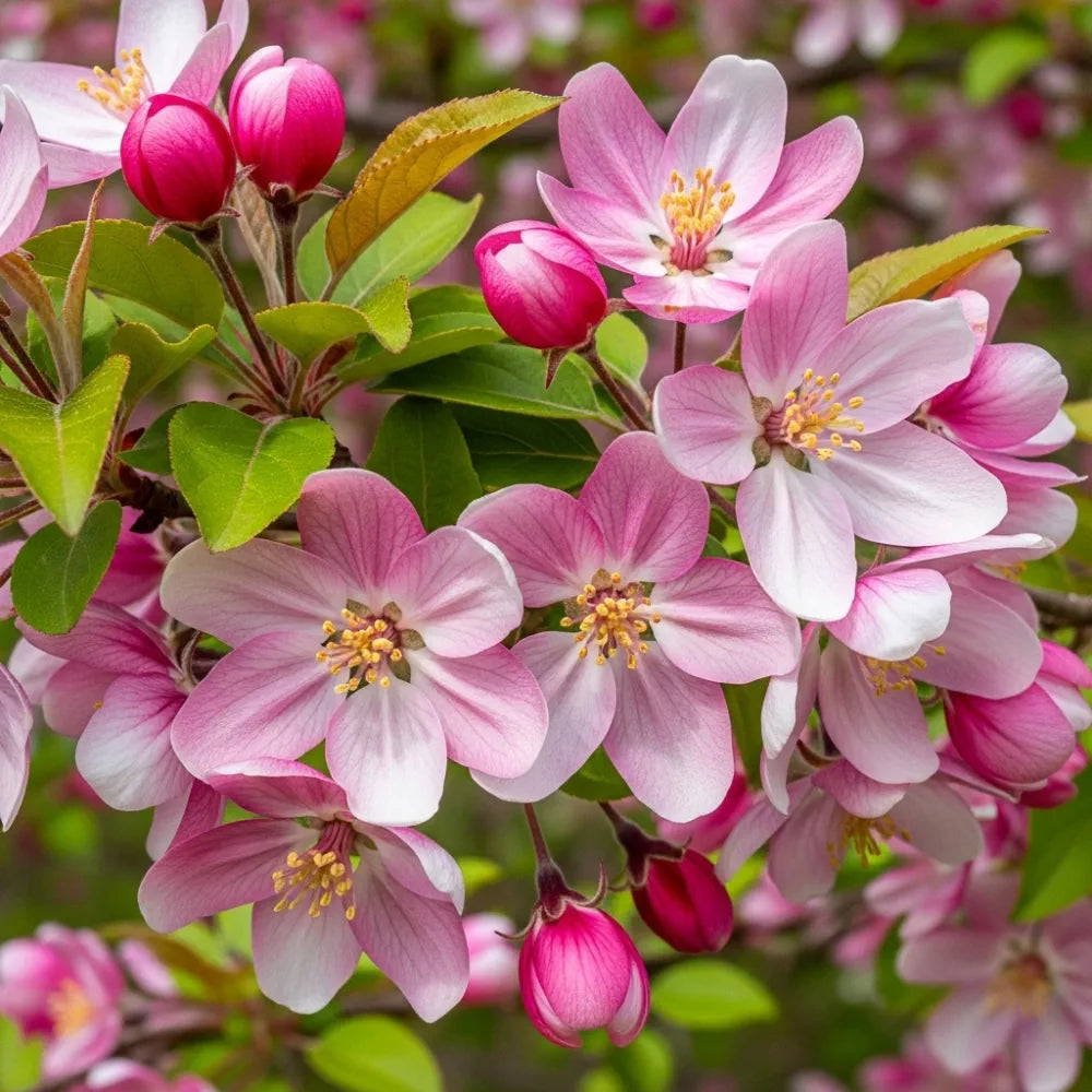 5ft Japanese Crabapple Tree | Malus floribunda | 9L Pot | 2 Years Old