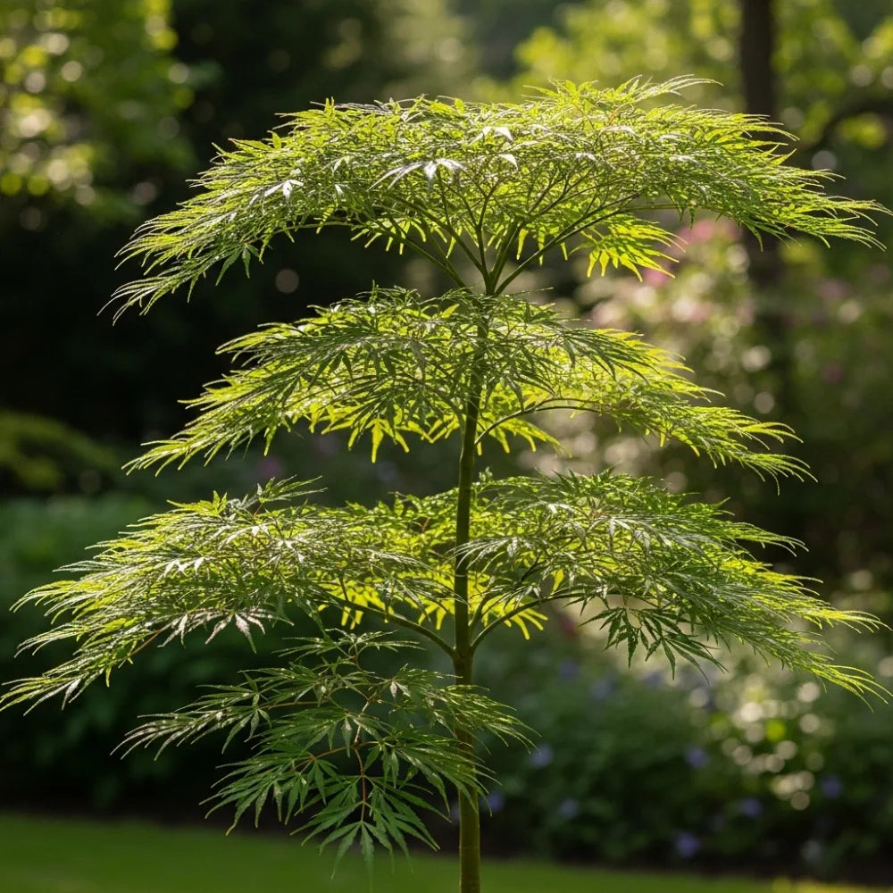 4ft Japanese Maple Tree | Acer palmatum dissectum 'Seiry?' | 3L Pot