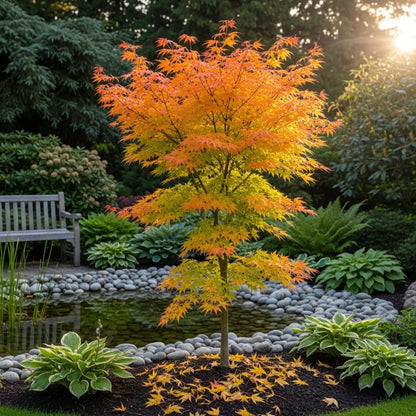 2ft Japanese Maple Tree | Acer palmatum 'Orange Dream' | 3L Pot