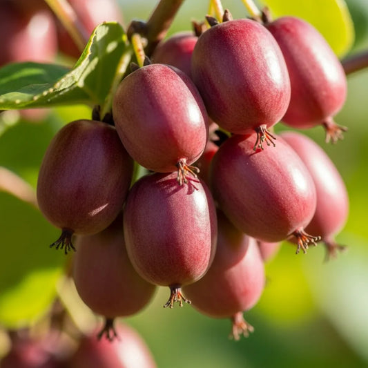 3 Ken's Red Hardy Kiwi Plants | 3L Pots