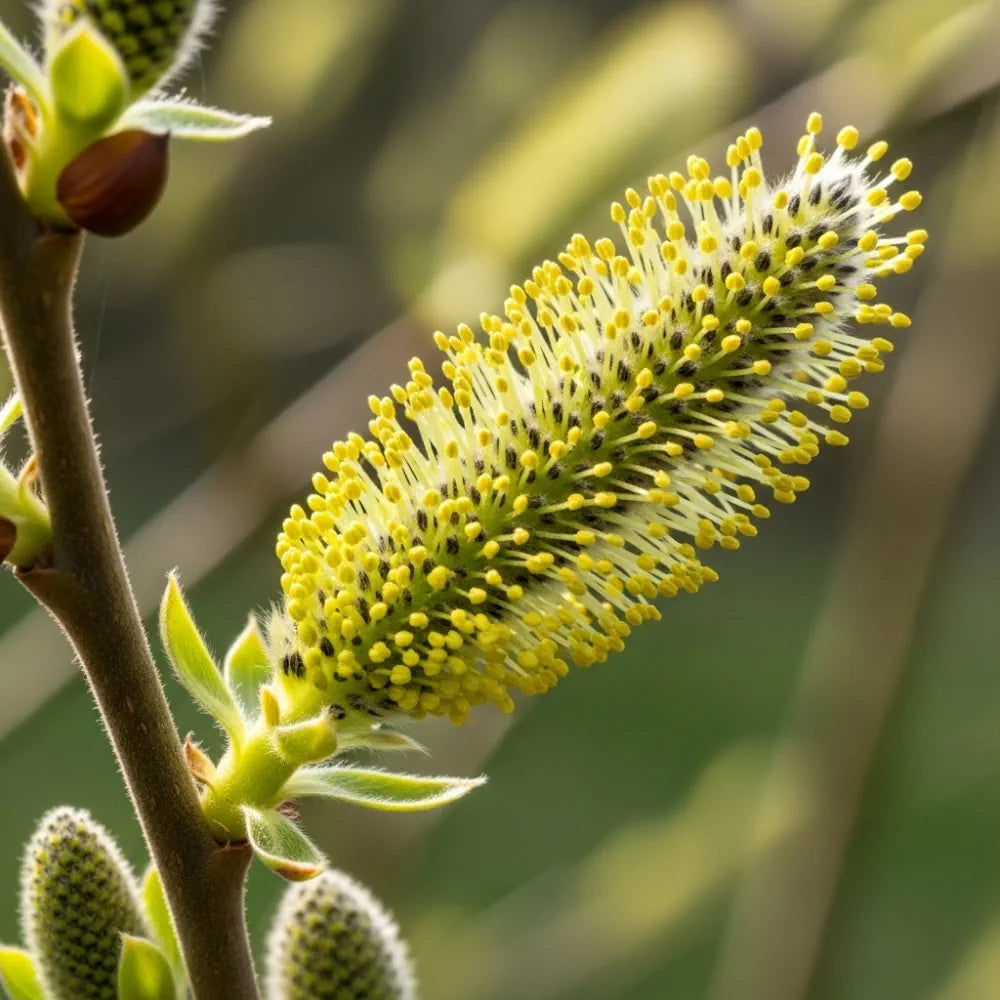 3ft 'Kilmarnock' Dwarf Weeping Willow Tree | Salix Caprea | 5L Pot