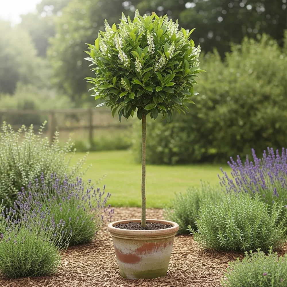3ft Patio Portuguese Laurel Tree | Prunus lusitanica 'Brenelia'® | 3L Pot