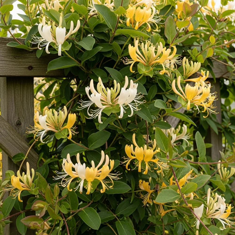 Japanese Honeysuckle | Lonicera Japonica 'Chinensis' | 2 Plants in 1.5L Pots