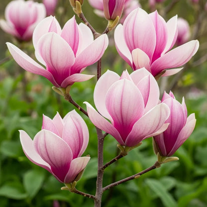 9ft Mature 'Susan' Magnolia Tree | Multi-Stem Purple Magnolia | Rootballed Tree