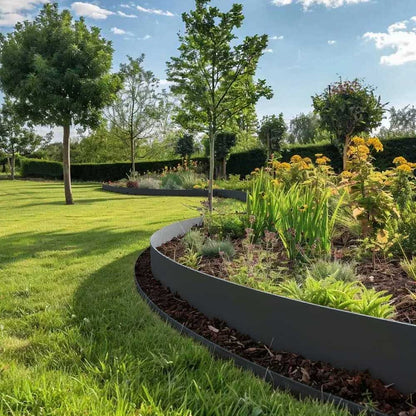 5m Steel Lawn Edging 1.5mm Thick (1 Set/ 5pcs)