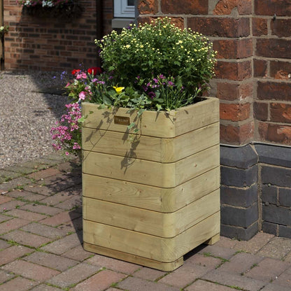 Marberry Square Tall Planter