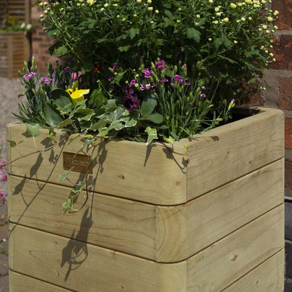 Marberry Square Tall Planter