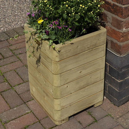 Marberry Square Tall Planter
