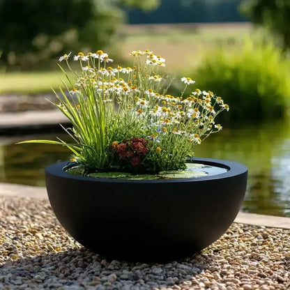 Zinc Galvanised Bowl Planter