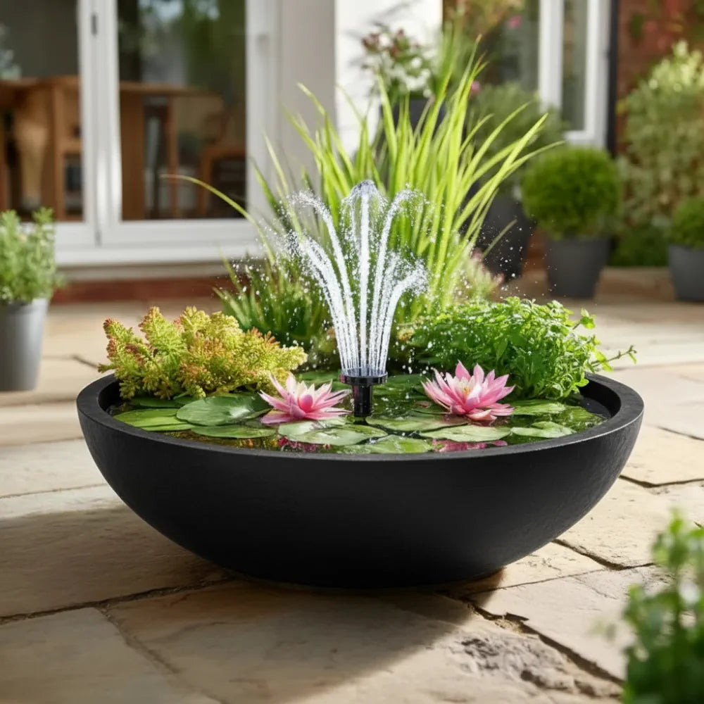 #51cm(D) x 25cm(H)
#Grey Stone
#9W Floating Fountain