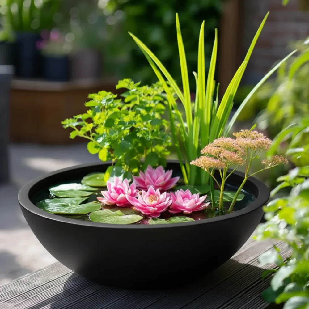 #51cm(D) x 25cm(H)
#Grey Stone
#9W Floating Fountain