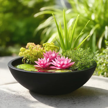 #51cm(D) x 25cm(H)
#Grey Stone
#9W Floating Fountain