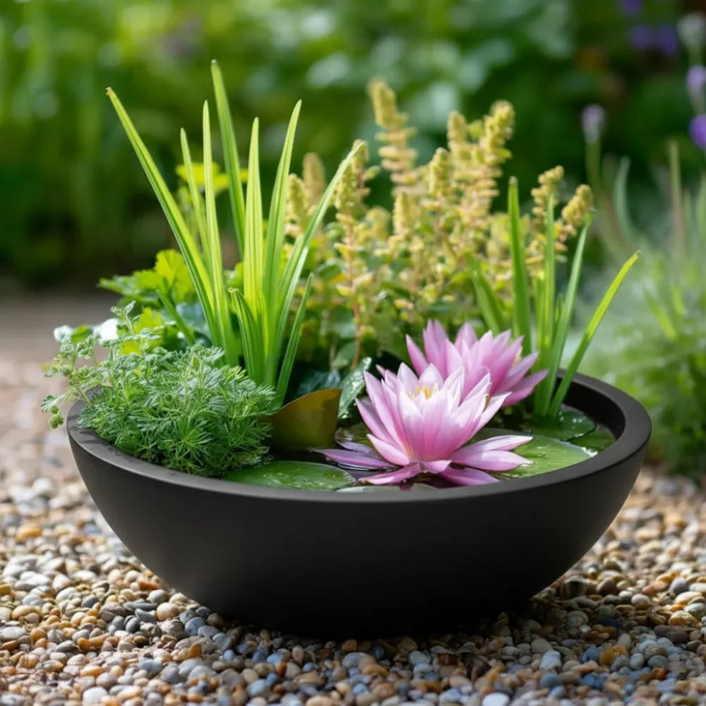 #51cm(D) x 25cm(H)
#Grey Stone
#9W Floating Fountain