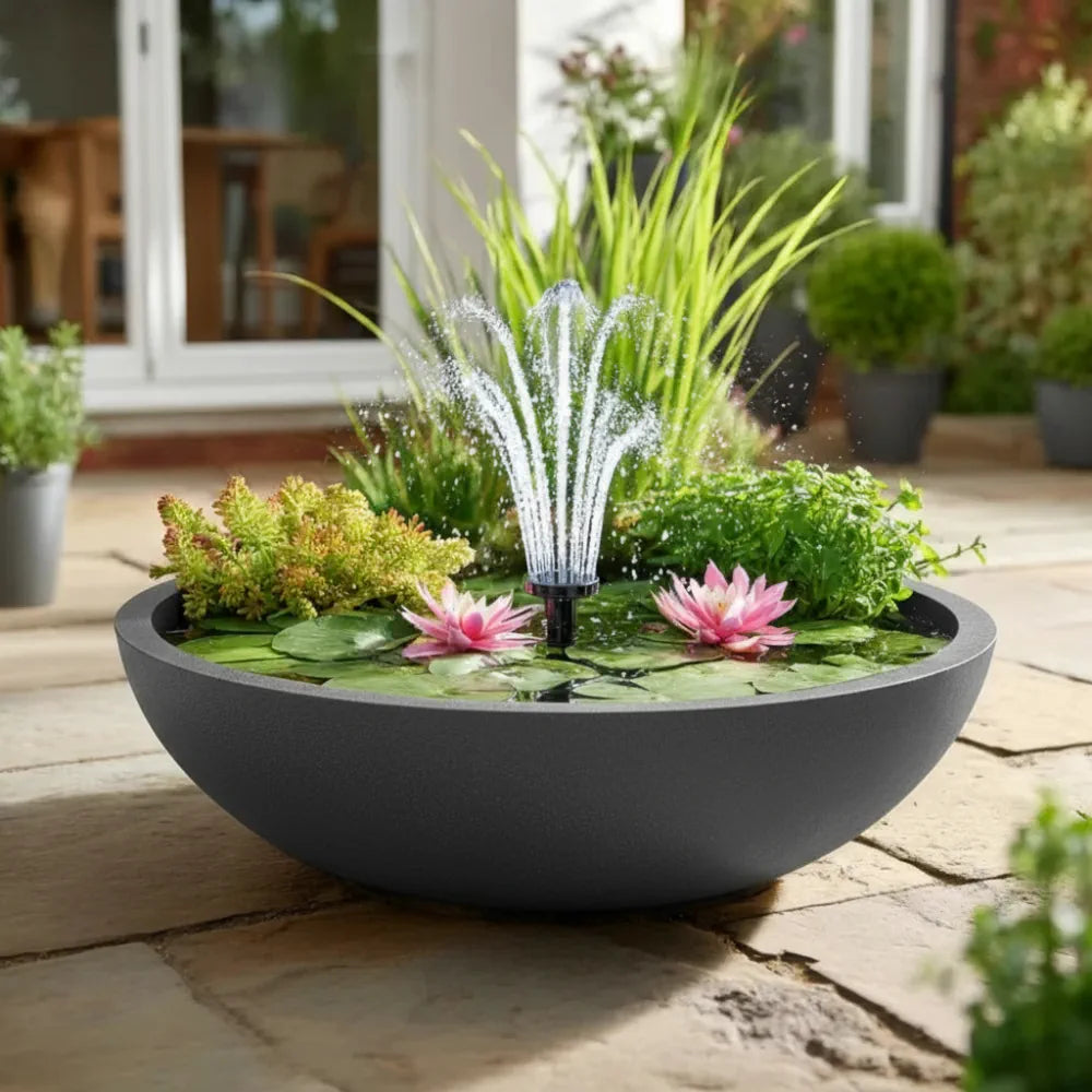 #51cm(D) x 25cm(H)
#Grey Stone
#9W Floating Fountain