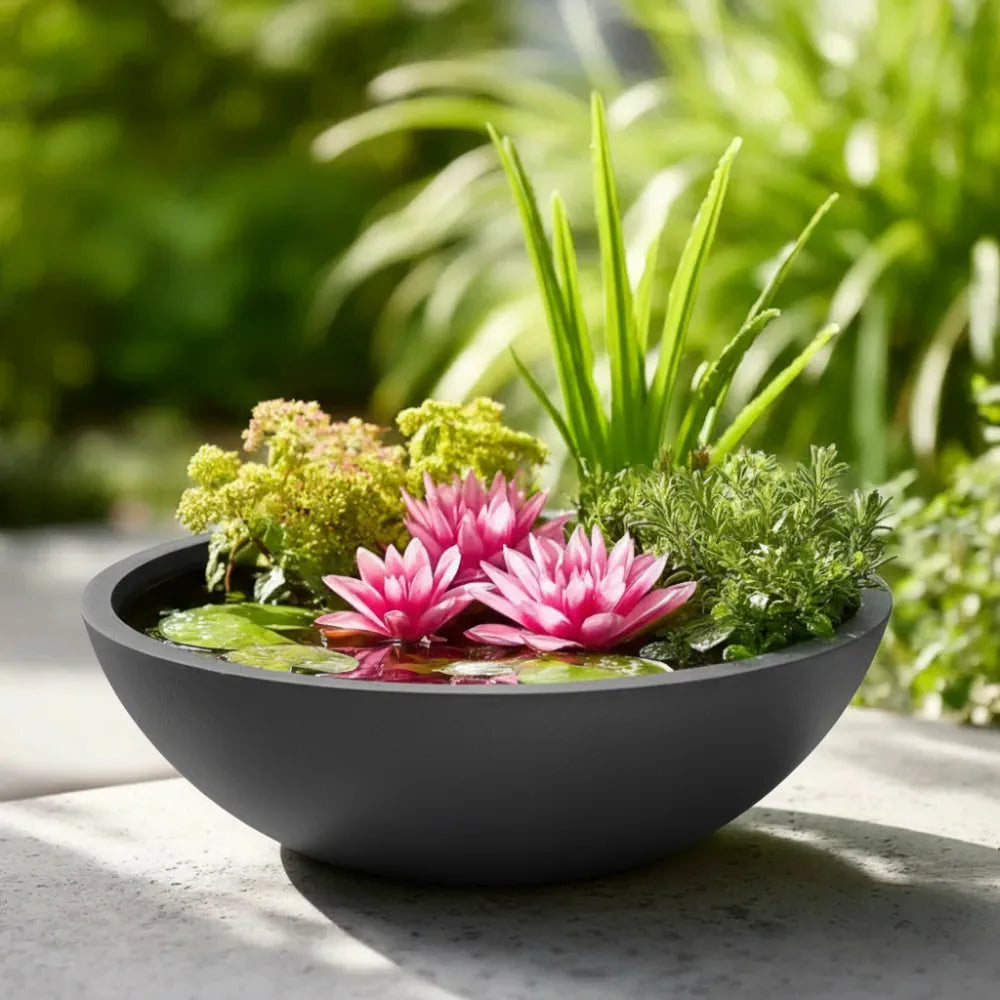 #51cm(D) x 25cm(H)
#Grey Stone
#9W Floating Fountain