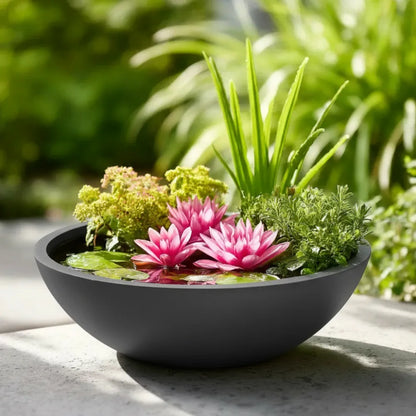 #51cm(D) x 25cm(H)
#Grey Stone
#9W Floating Fountain