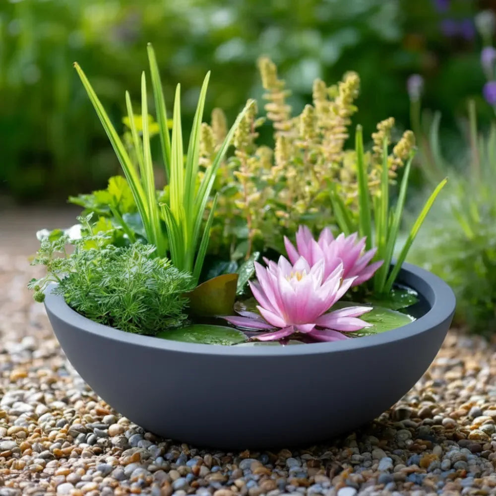 #51cm(D) x 25cm(H)
#Grey Stone
#9W Floating Fountain