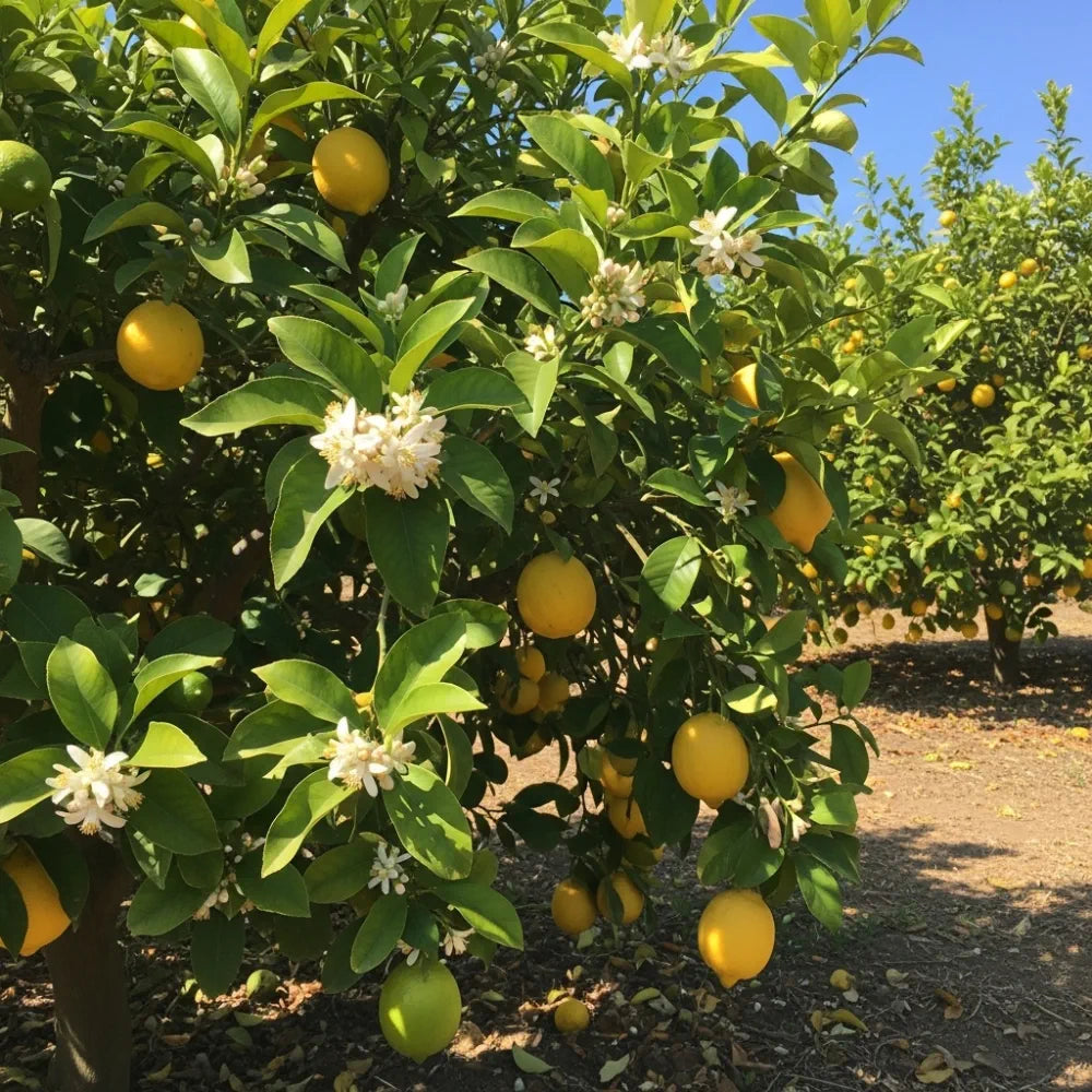 Lemon Tree 2ft Patio Lemon Tree | 4 Seasons Lemon | Grafted Tree in a 2L Pot | 3 ...