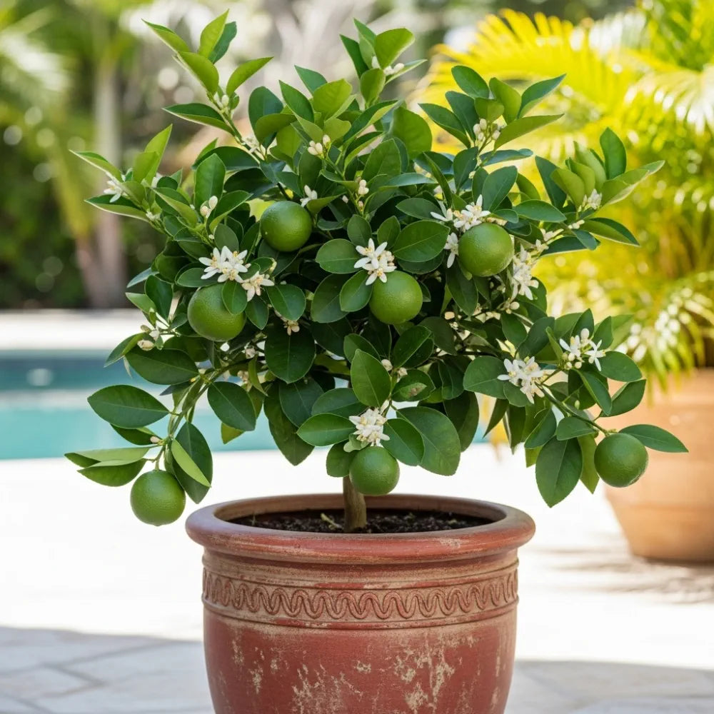 2ft Patio Lime Tree | 'Tahiti' Lime Tree in a 5L Pot