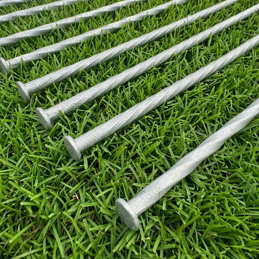 15 x Galvanised Nail Pins for 1 pack of Lawn Edging