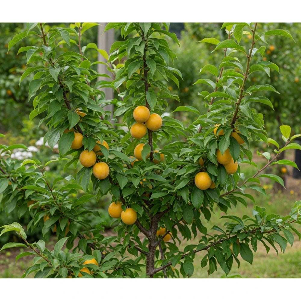 3ft 'Oullins Golden Gage' Plum Tree | 3L Pot