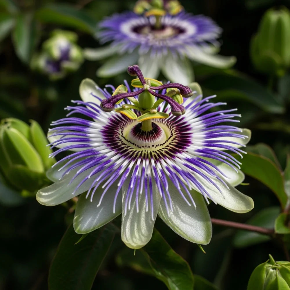 2 Purple Passion Flower | Passiflora 'Lavender Lady' | 3L Pots