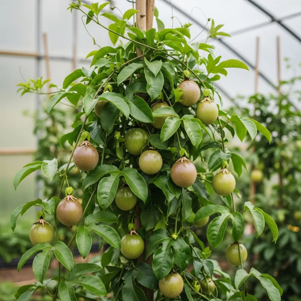 30cm 'Passion Fruit Plant | Passiflora Edulis | 2L Pot