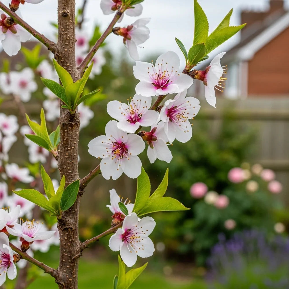 3ft 'White Peachy' Patio Peach Tree | 3L Pot