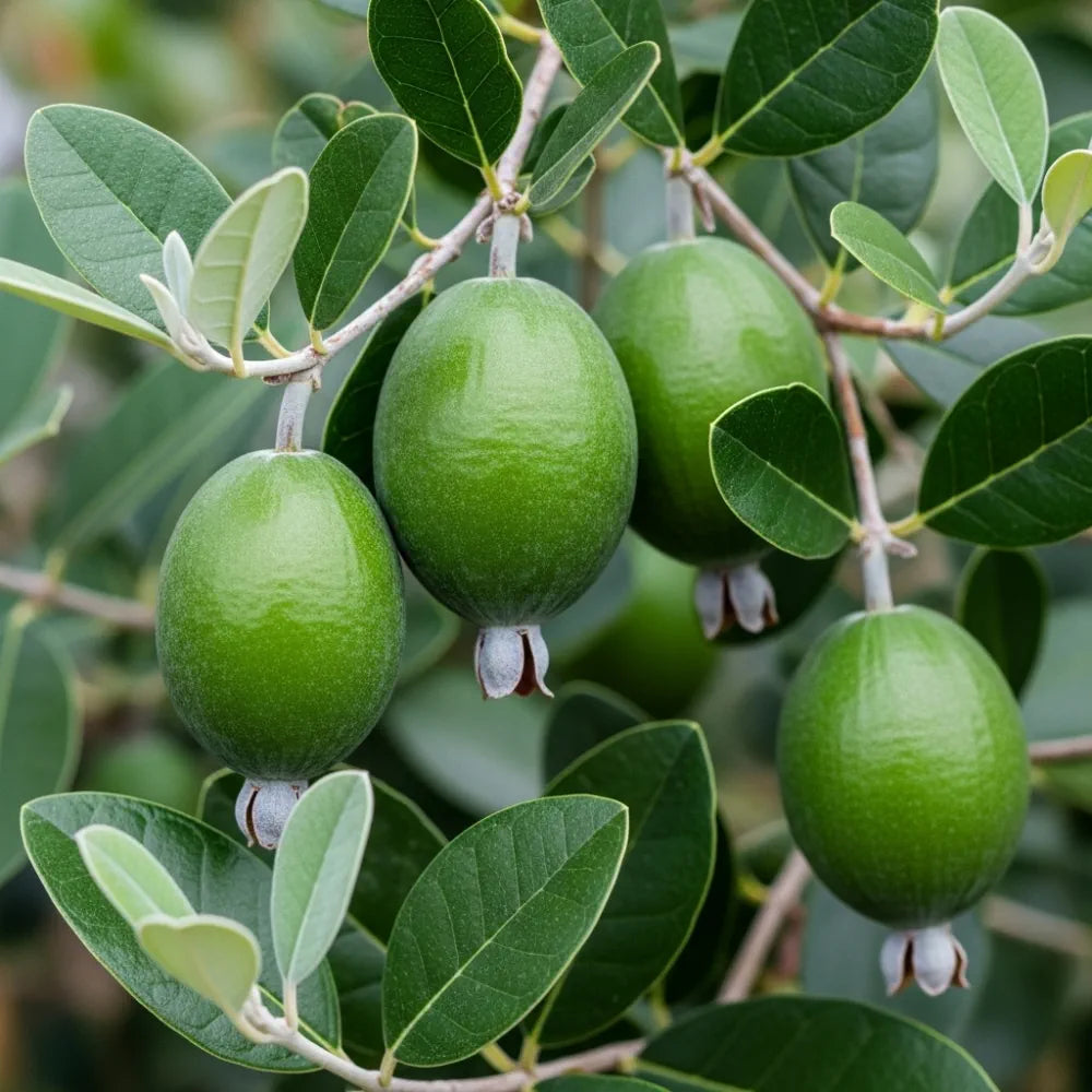 3 Pineapple Guava Plants | Feijoa sellowiana 'Triumph' | 3L Pots