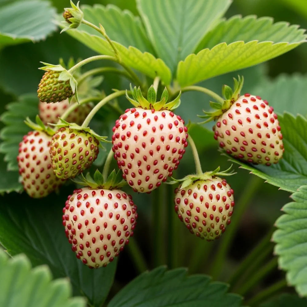 10x 'Pineberry' Strawberry Plant | Bare Root