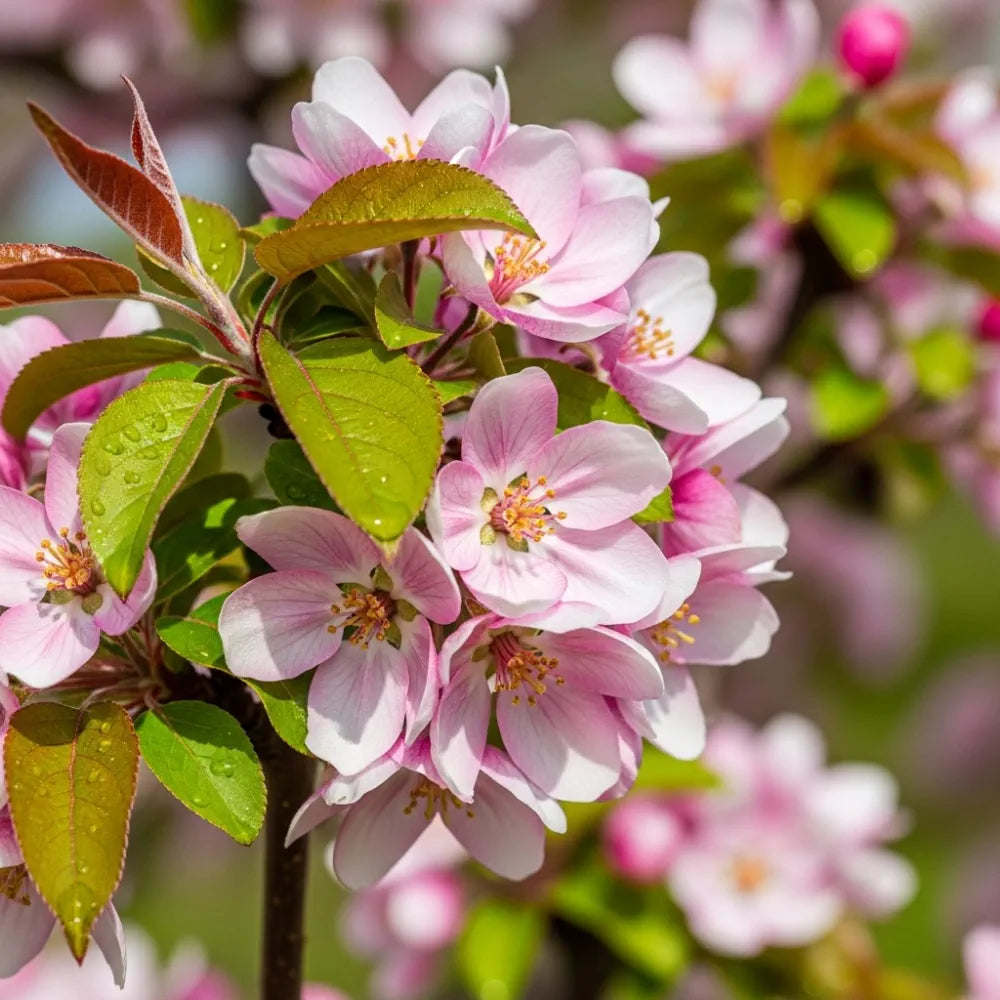 5ft 'Pink Glow' Crabapple Tree | 9L Pot  | 2 Years Old