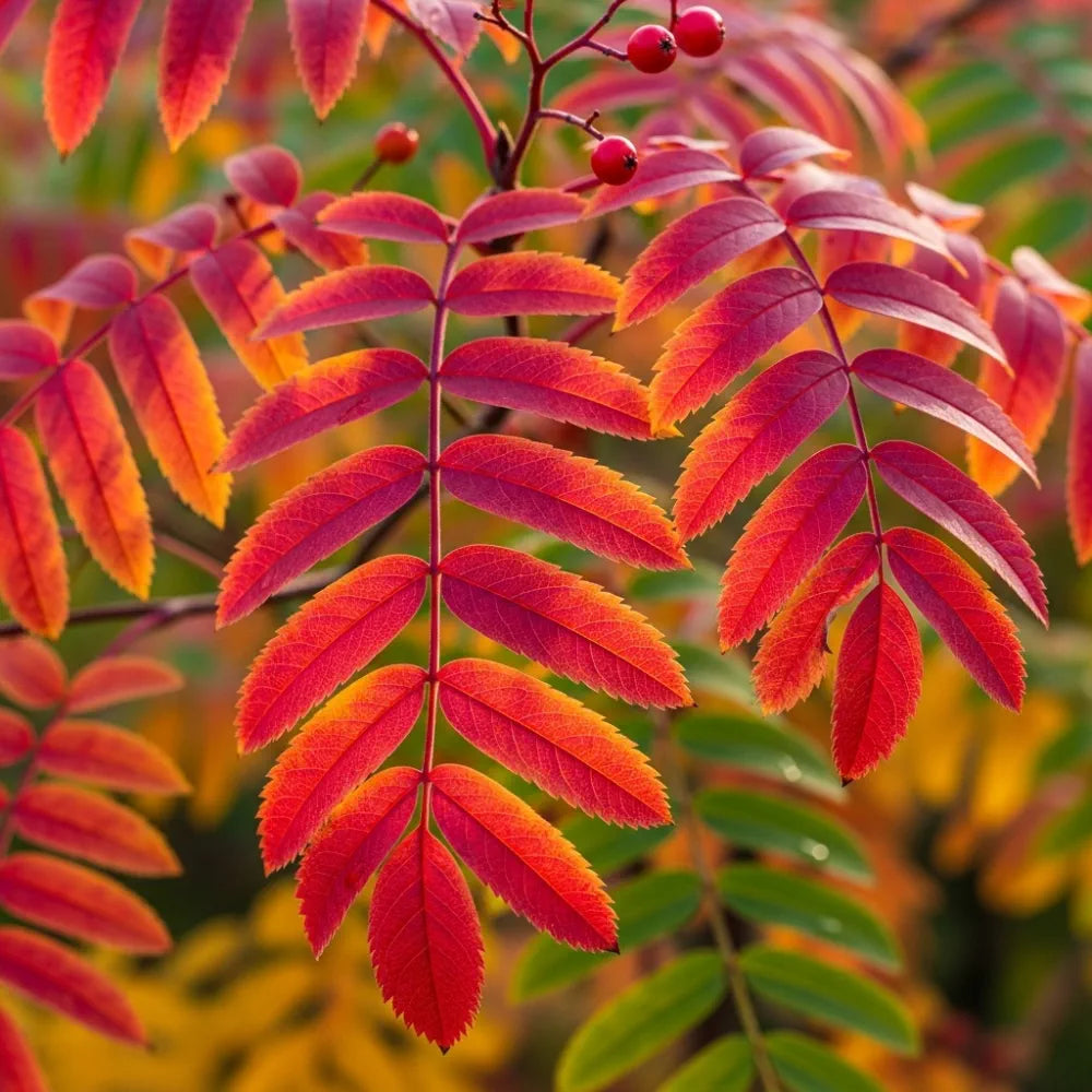 5ft 'Pink Pagoda' Rowan Tree | Sorbus hupehensis | Bare Root | 2 Years Old