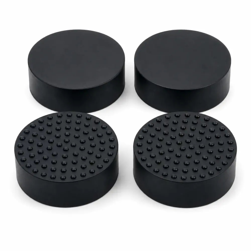 12 Invisible Thick Rubber Pot Feet with Non-Slip Surface Grip & Adhesive Pads - 7cm Diameter 3cm Tall