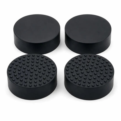 12 Invisible Thick Rubber Pot Feet with Non-Slip Surface Grip & Adhesive Pads - 7cm Diameter 3cm Tall