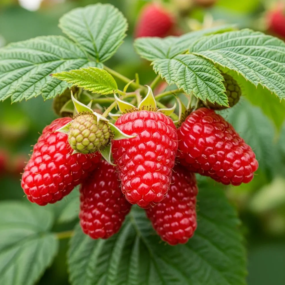 Fruity Pots Raspberry 3 Polka Raspberry Plants | 3L Pots – Planters.co.uk