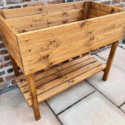 1m Large Veg Trough Redwood Planter