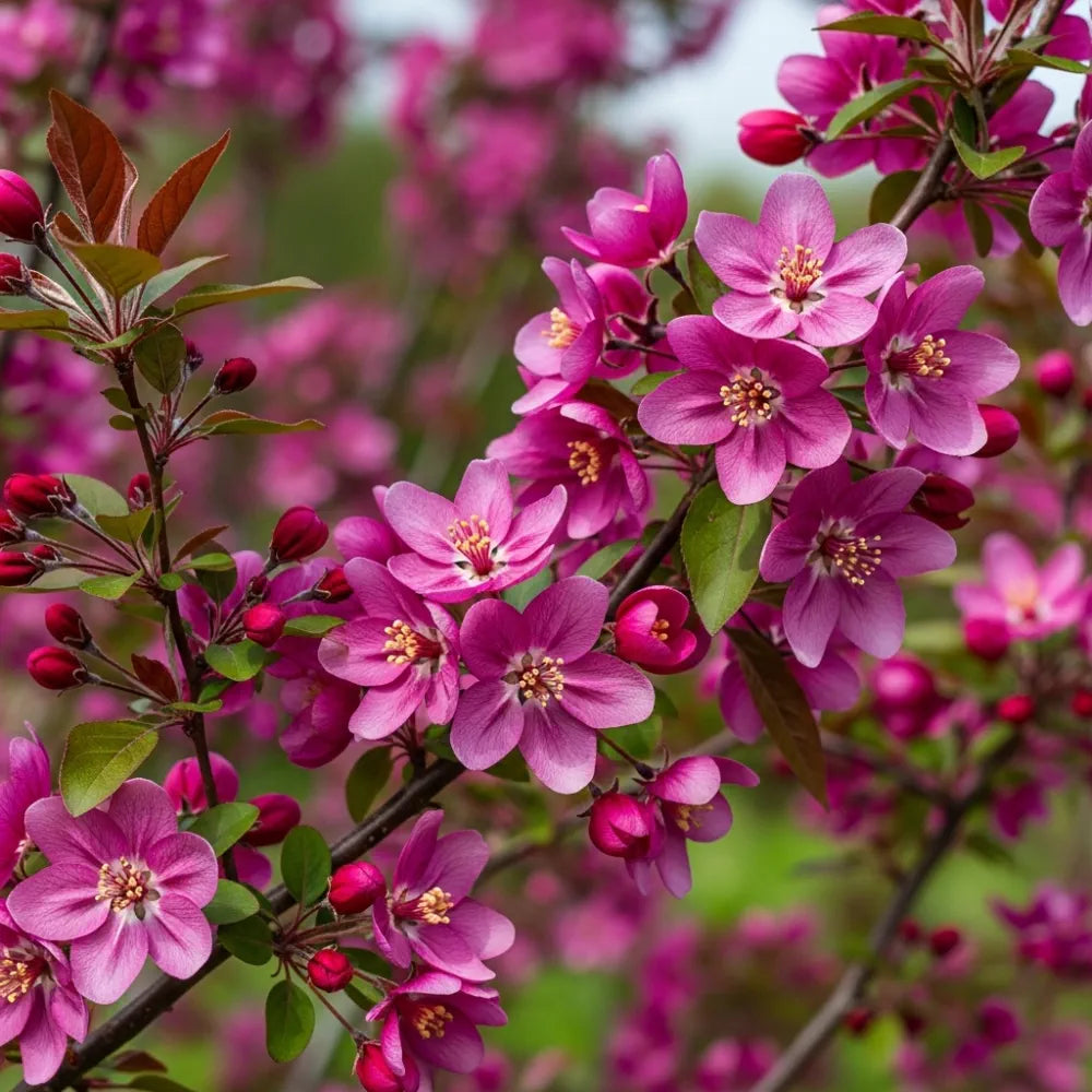 5ft 'Profusion Improved' Crabapple Tree | Malus moerlandsii | Bare Root | 2 Years Old