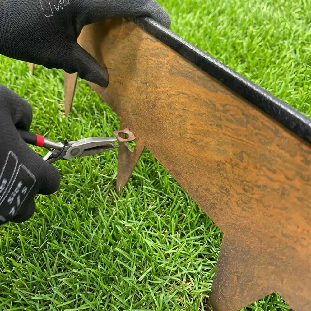 15 x Galvanised Nail Pins for 1 pack of Lawn Edging